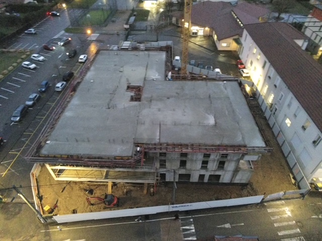 L'Ecole Buissonnière, construction.