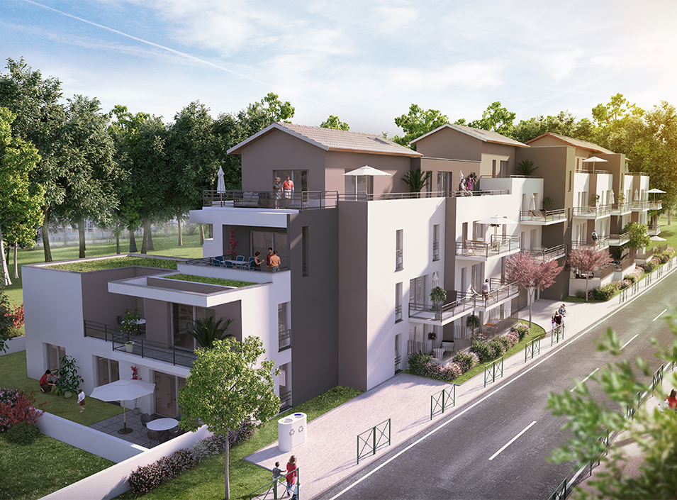 Les Jardins d'Adèle, programme immobilier livré.