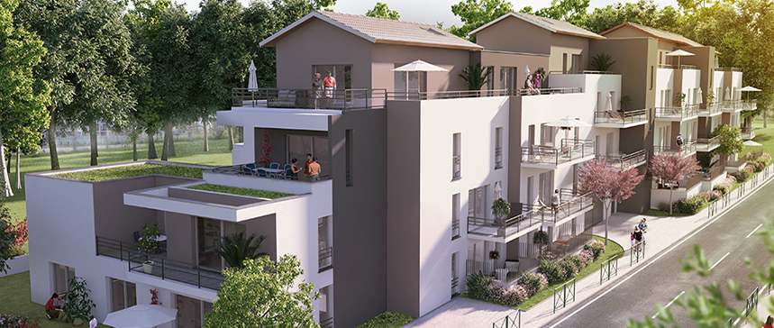 Les Jardins d'Adèle, programme immobilier livré.